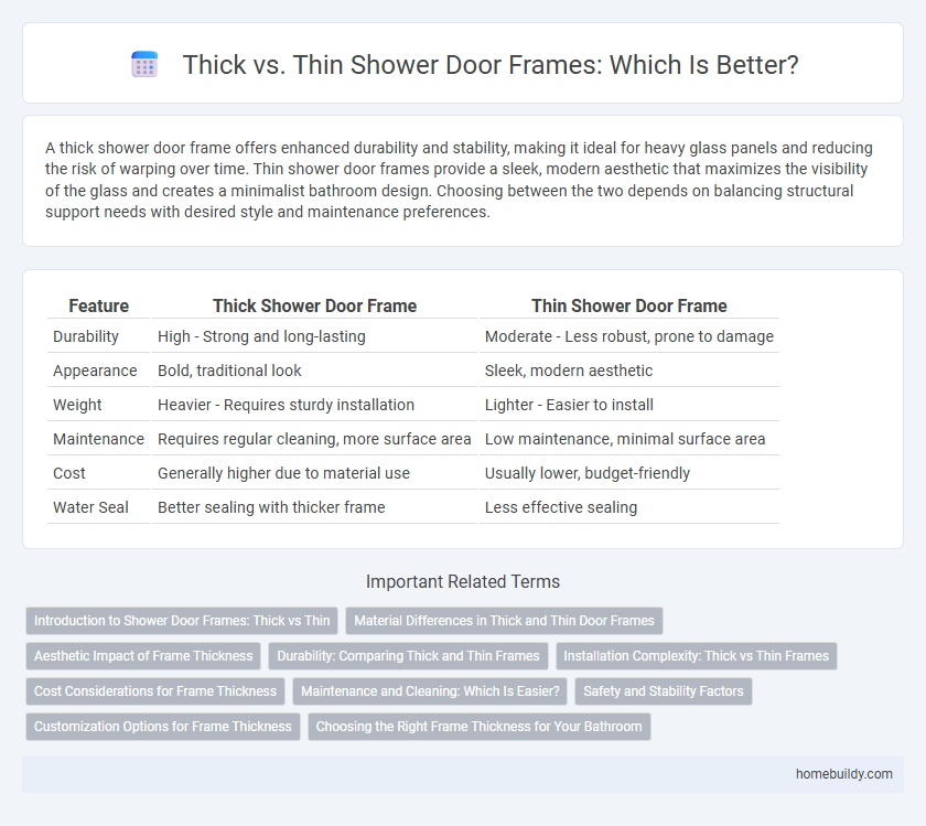 Thick vs. Thin Shower Door Frames: Which Is Better?