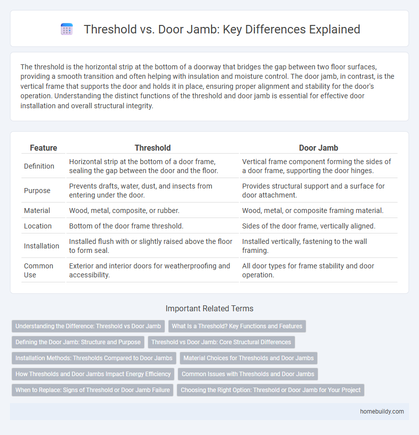 Threshold vs. Door Jamb: Key Differences Explained