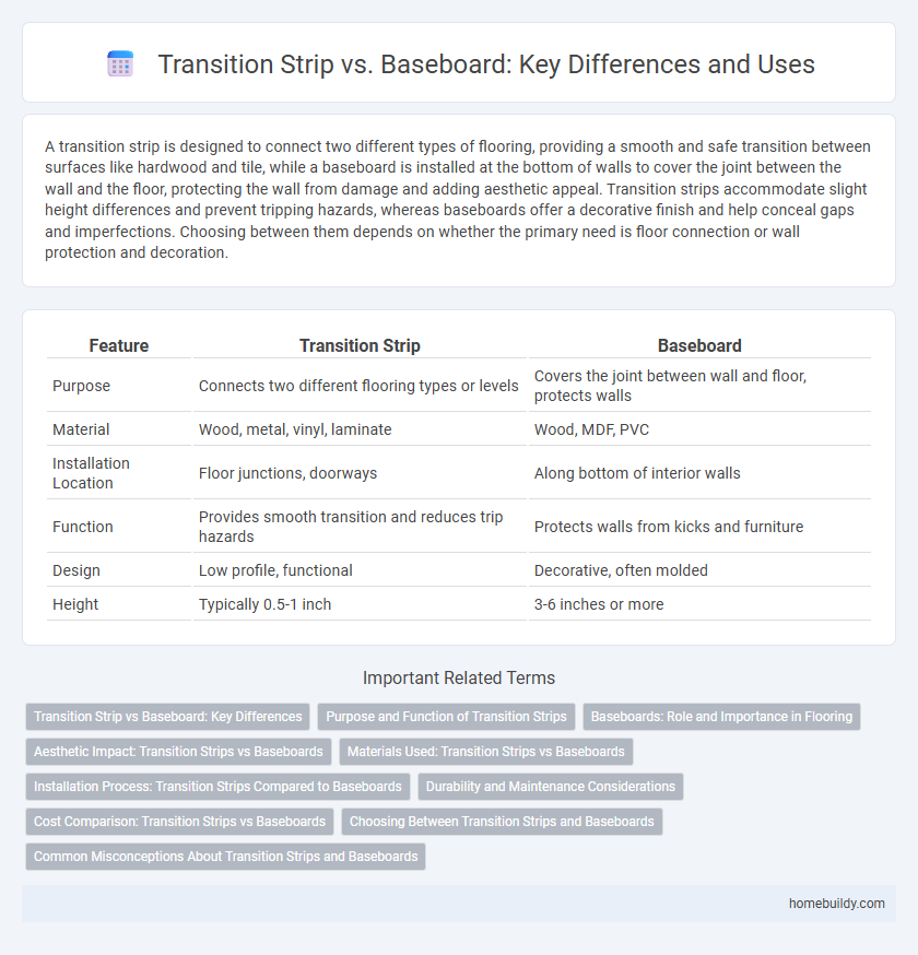 Transition Strip vs. Baseboard: Key Differences and Uses