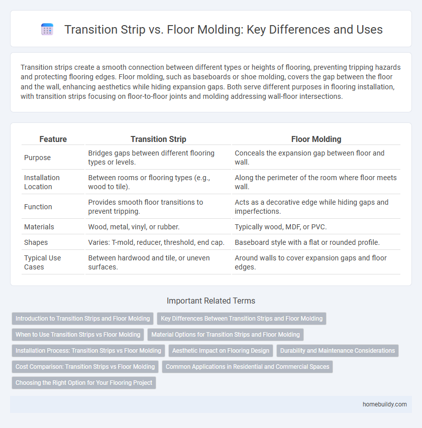 Transition Strip vs. Floor Molding: Key Differences and Uses
