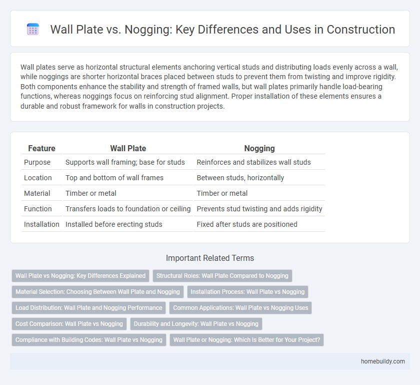 Wall Plate vs. Nogging: Key Differences and Uses in Construction
