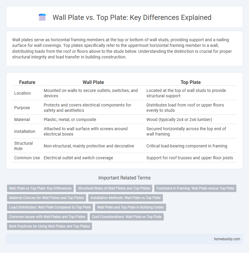 Wall Plate vs. Top Plate: Key Differences Explained