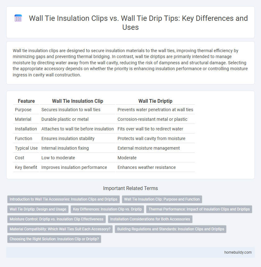 Wall Tie Insulation Clips vs. Wall Tie Drip Tips: Key Differences and Uses