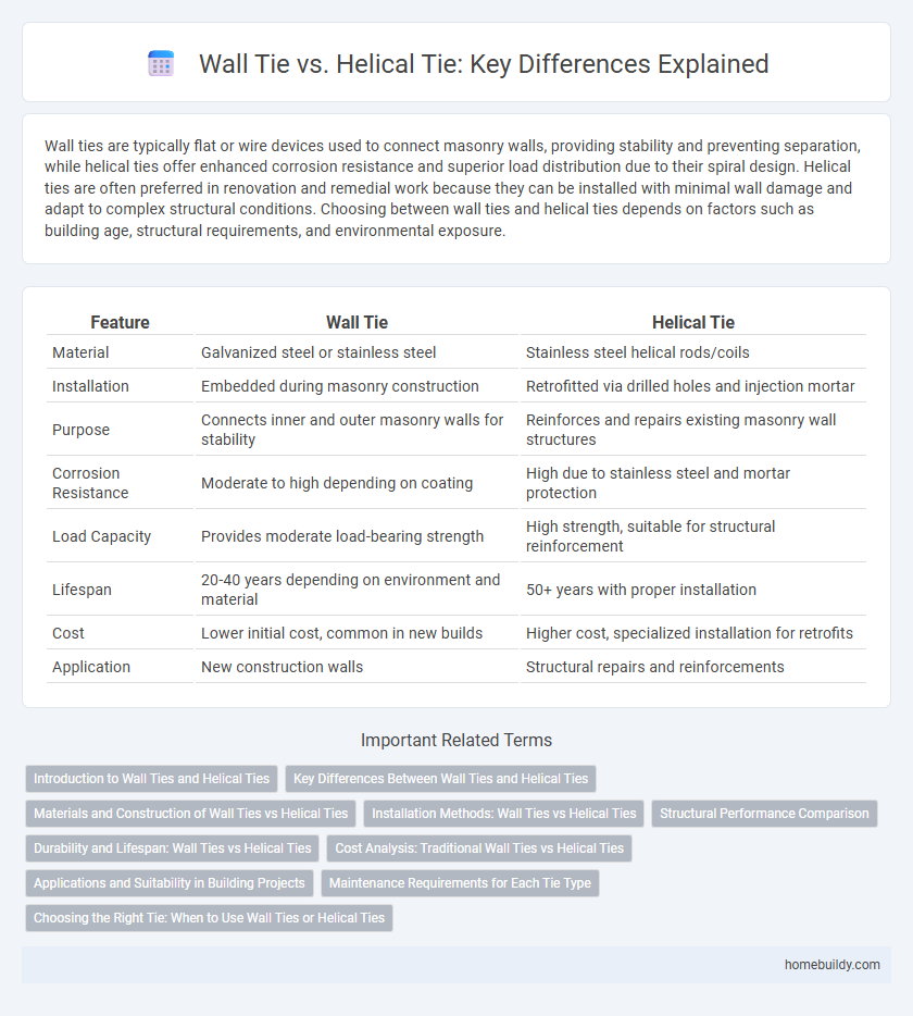 Wall Tie vs. Helical Tie: Key Differences Explained