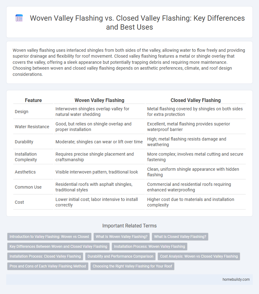 Woven Valley Flashing vs. Closed Valley Flashing: Key Differences and Best Uses