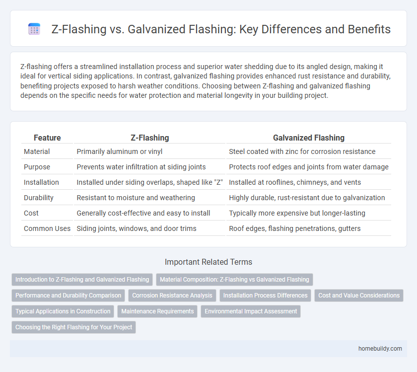 Z-Flashing vs. Galvanized Flashing: Key Differences and Benefits