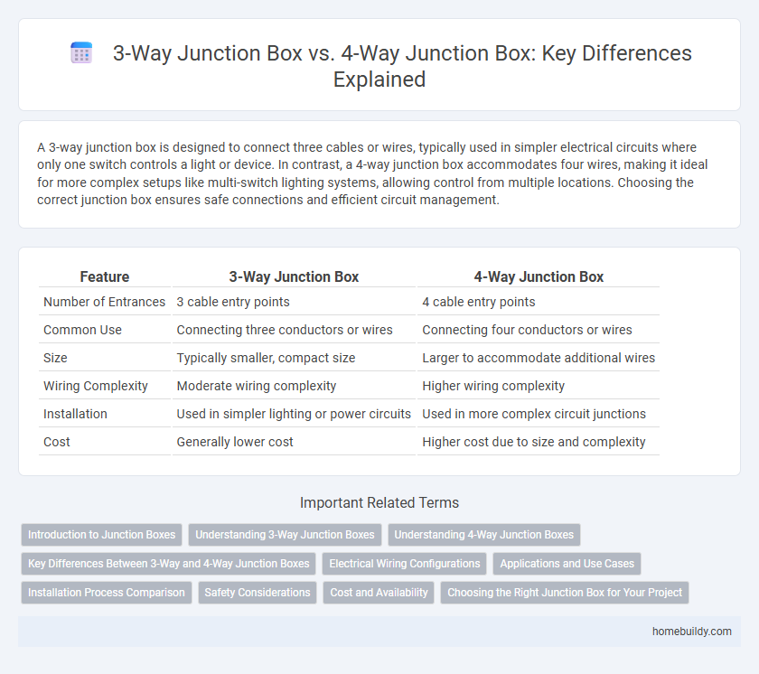 3-Way Junction Box vs. 4-Way Junction Box: Key Differences Explained