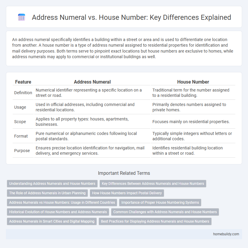 Address Numeral vs. House Number: Key Differences Explained