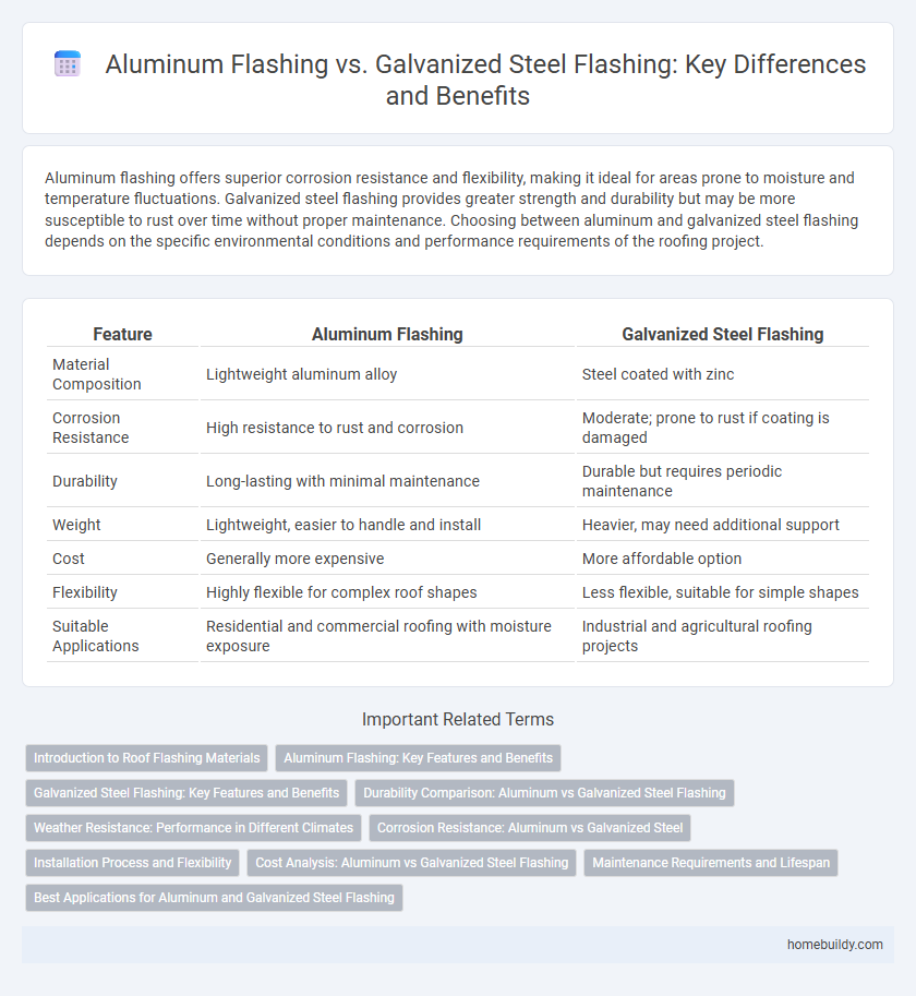 Aluminum Flashing vs. Galvanized Steel Flashing: Key Differences and Benefits