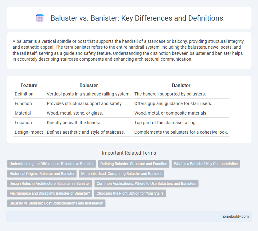 Baluster vs. Banister: Key Differences and Definitions