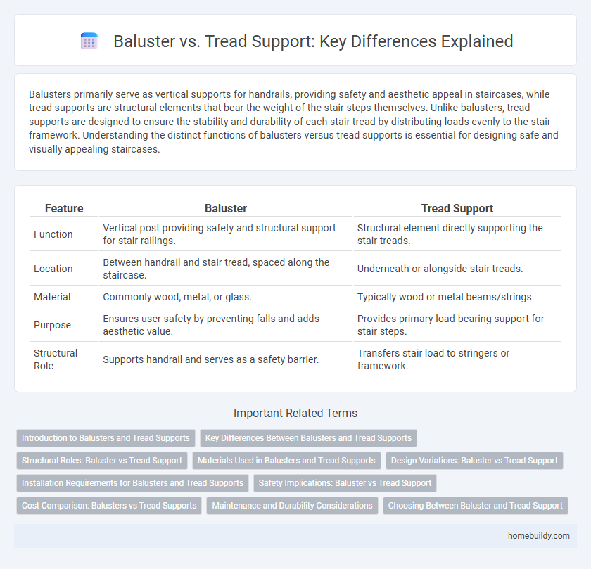 Baluster vs. Tread Support: Key Differences Explained