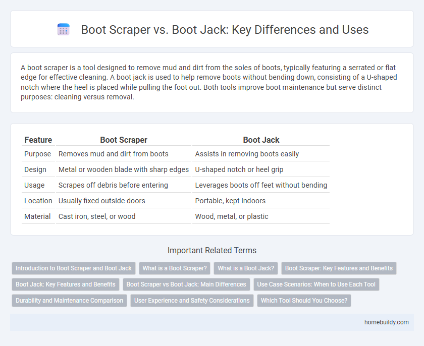 Boot Scraper vs. Boot Jack: Key Differences and Uses