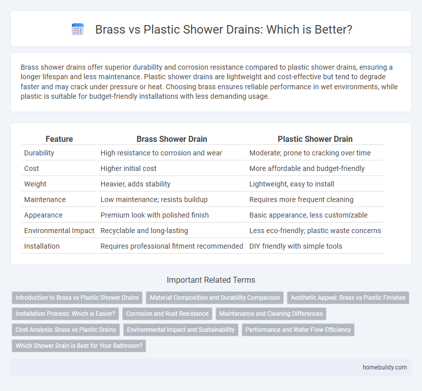 Brass vs Plastic Shower Drains: Which is Better?