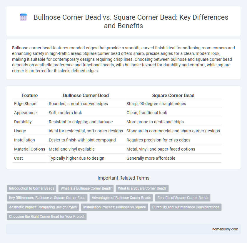 Bullnose Corner Bead vs. Square Corner Bead: Key Differences and Benefits