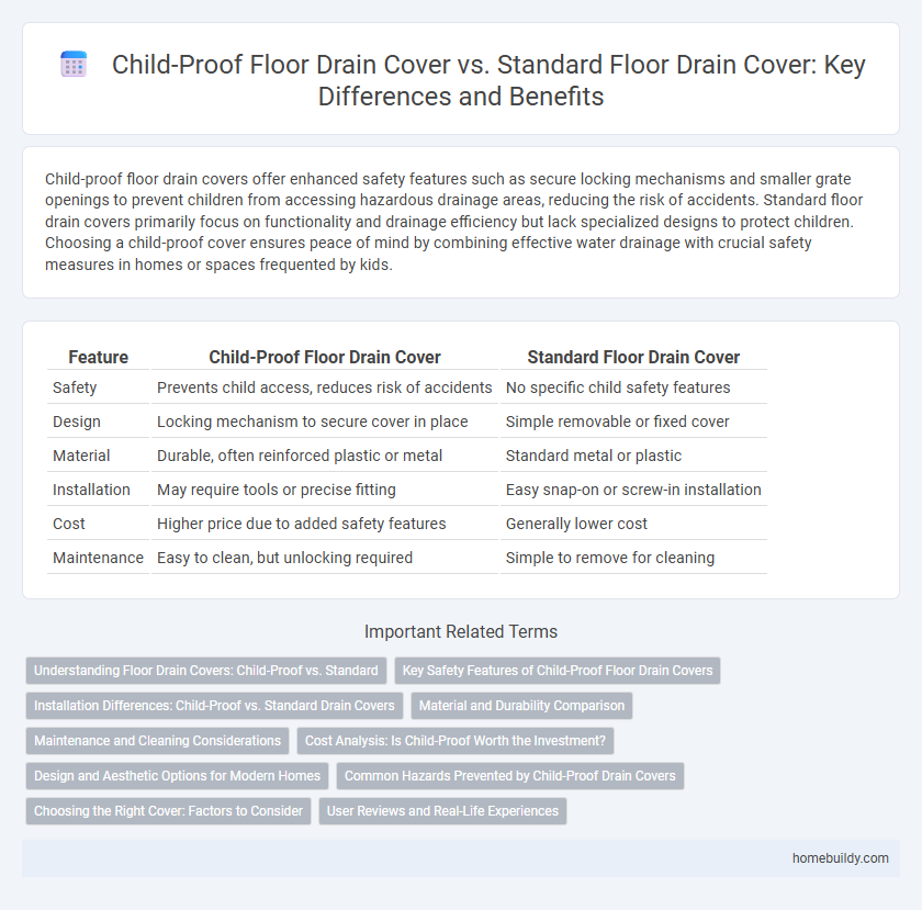 Child-Proof Floor Drain Cover vs. Standard Floor Drain Cover: Key Differences and Benefits