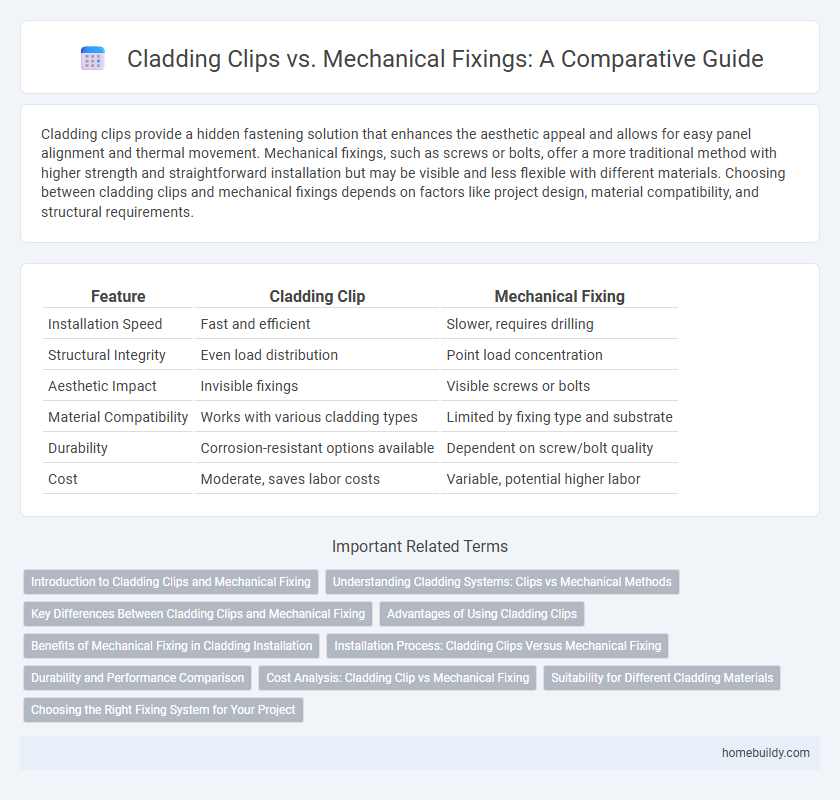Cladding Clips vs. Mechanical Fixings: A Comparative Guide