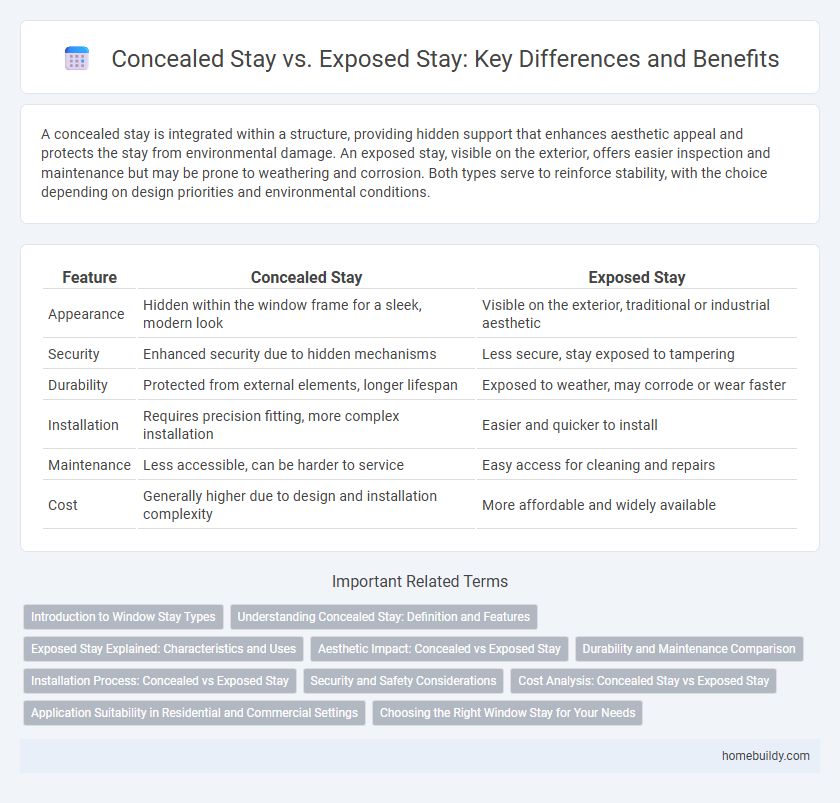 Concealed Stay vs. Exposed Stay: Key Differences and Benefits