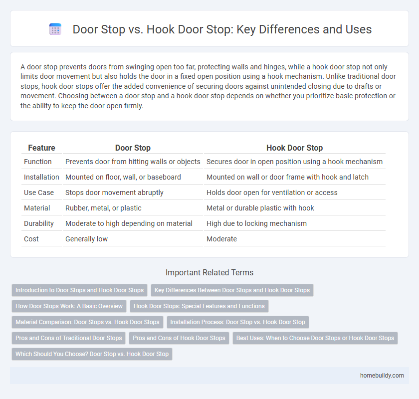 Door Stop vs. Hook Door Stop: Key Differences and Uses