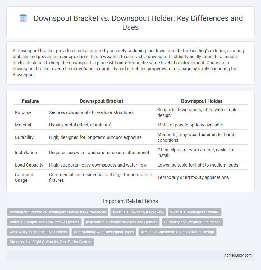 Downspout Bracket vs. Downspout Holder: Key Differences and Uses