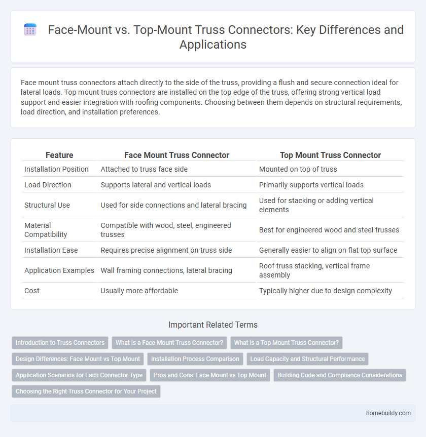 Face-Mount vs. Top-Mount Truss Connectors: Key Differences and Applications