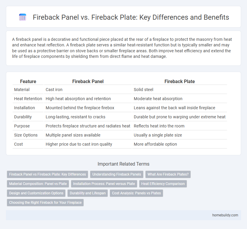 Fireback Panel vs. Fireback Plate: Key Differences and Benefits