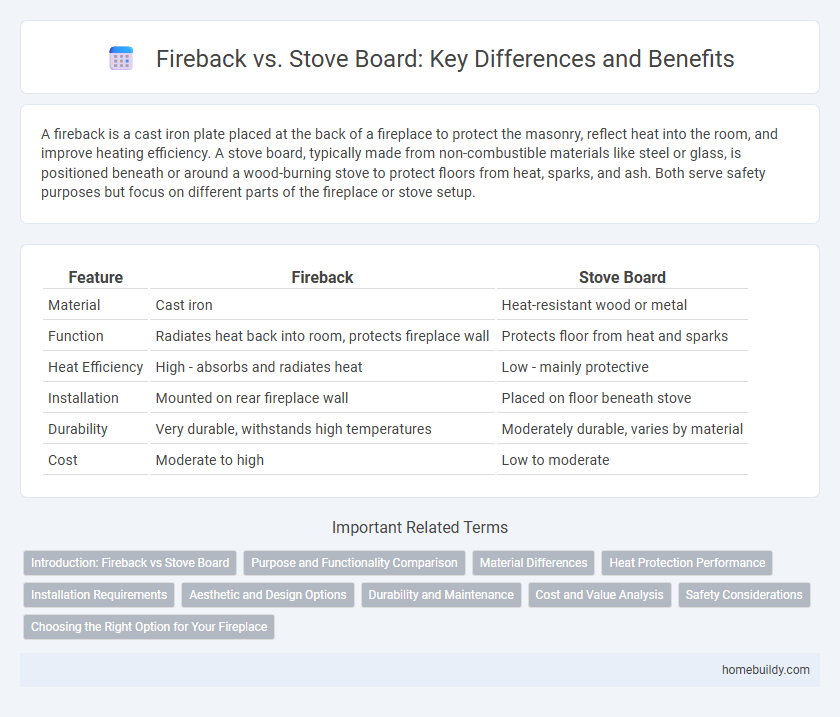 Fireback vs. Stove Board: Key Differences and Benefits
