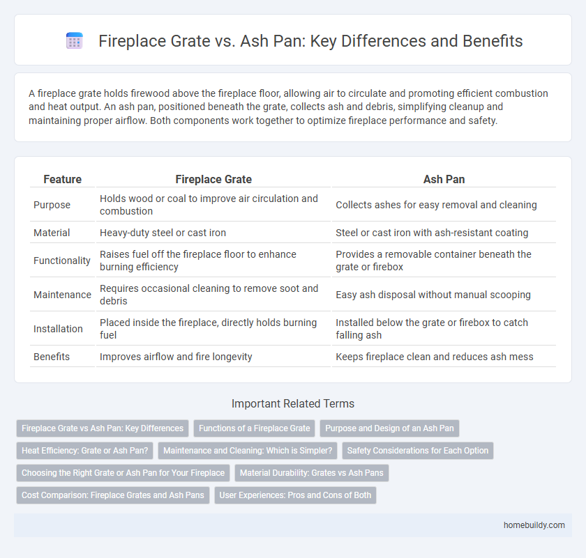 Fireplace Grate vs. Ash Pan: Key Differences and Benefits