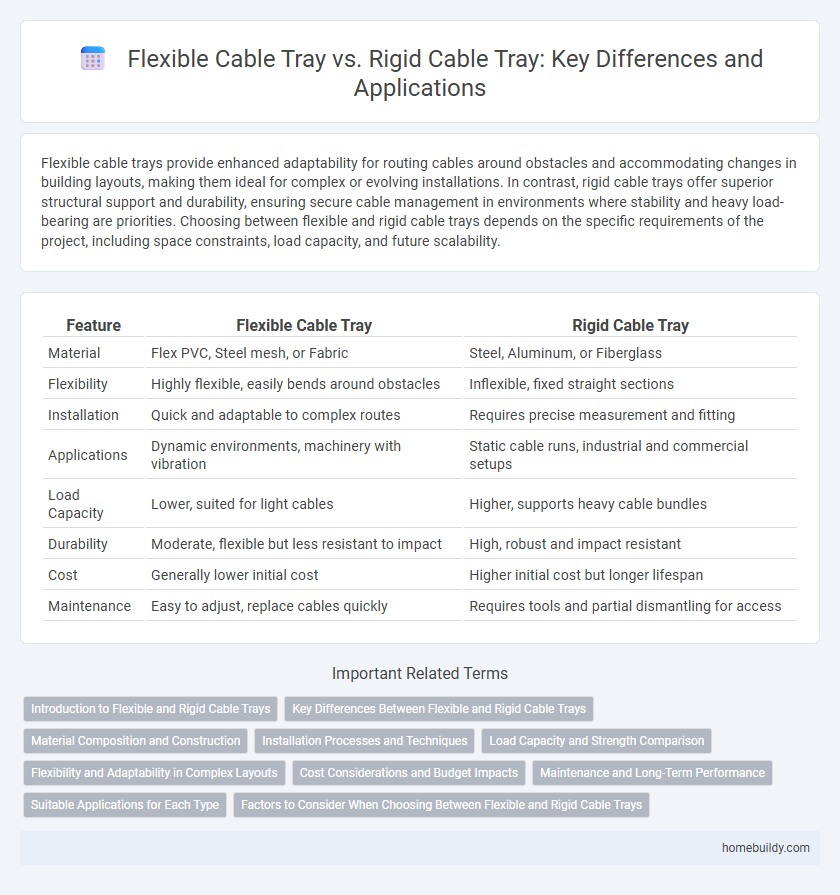 Flexible Cable Tray vs. Rigid Cable Tray: Key Differences and Applications