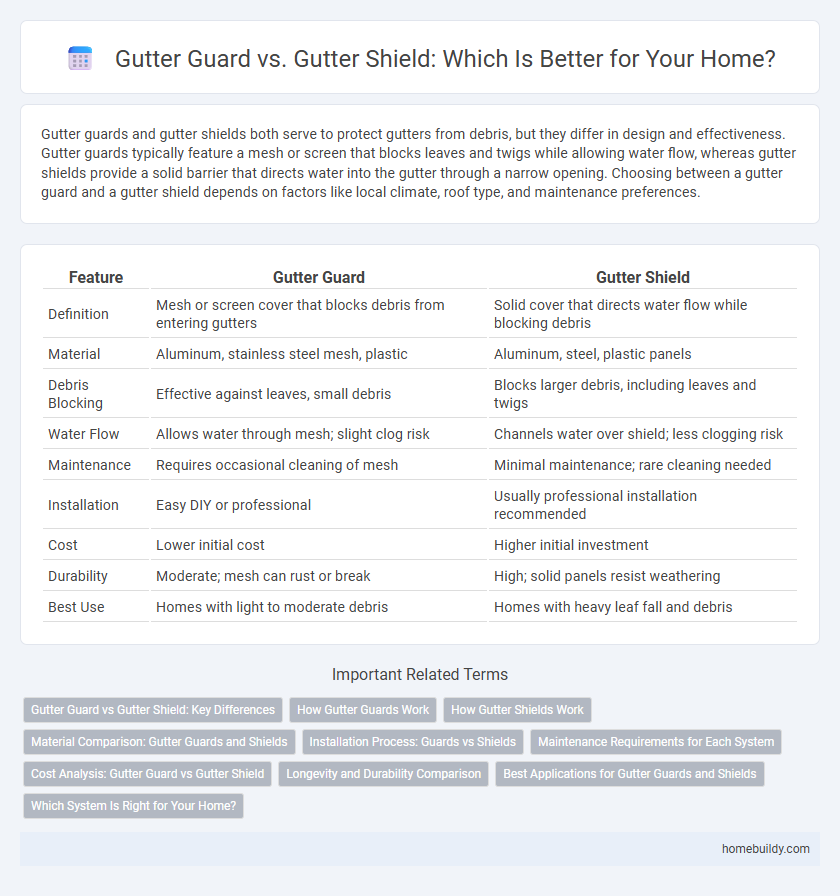 Gutter Guard vs. Gutter Shield: Which Is Better for Your Home?