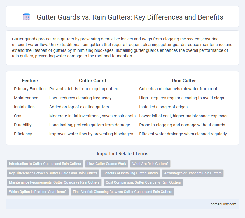 Gutter Guards vs. Rain Gutters: Key Differences and Benefits
