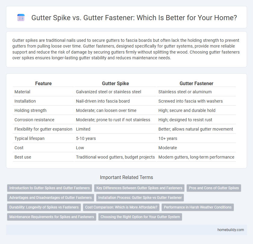 Gutter Spike vs. Gutter Fastener: Which Is Better for Your Home?