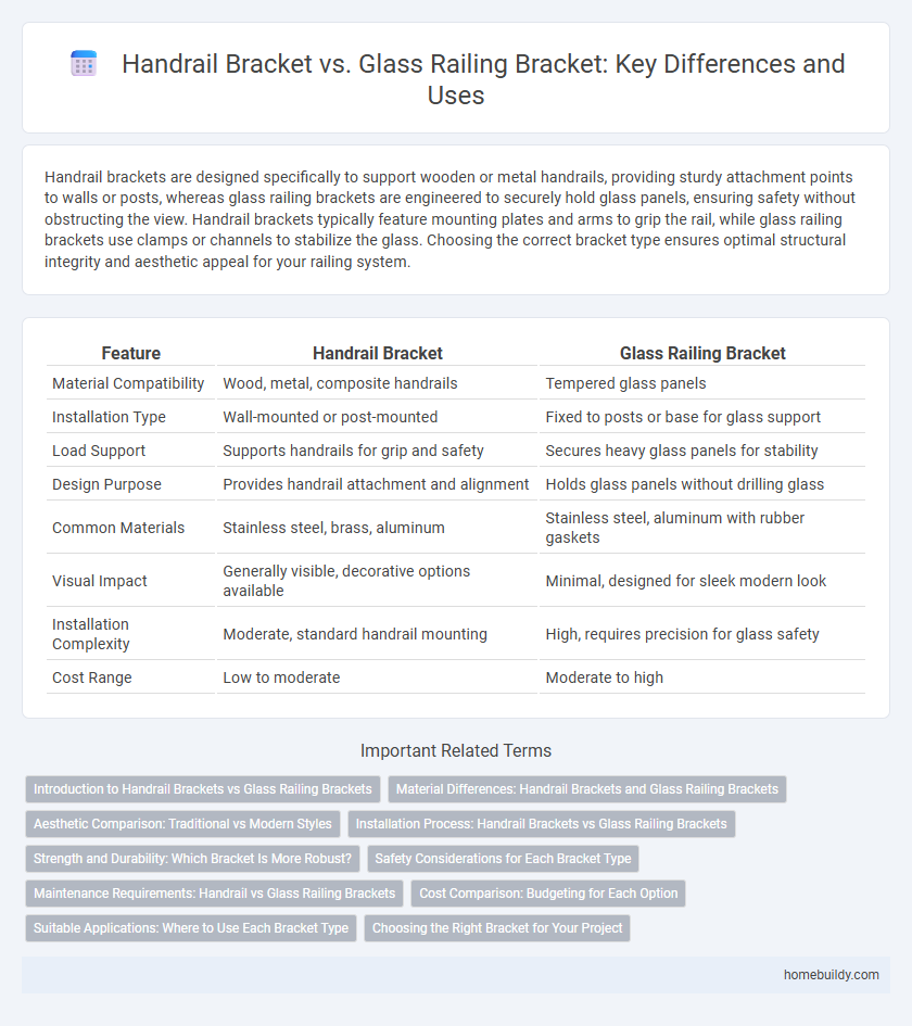 Handrail Bracket vs. Glass Railing Bracket: Key Differences and Uses