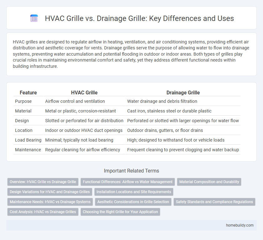 HVAC Grille vs. Drainage Grille: Key Differences and Uses