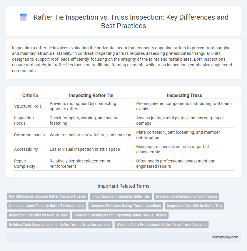 Rafter Tie Inspection vs. Truss Inspection: Key Differences and Best Practices
