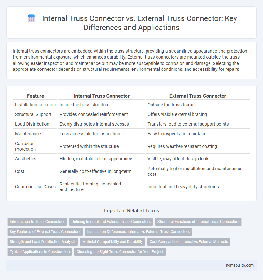 Internal Truss Connector vs. External Truss Connector: Key Differences and Applications