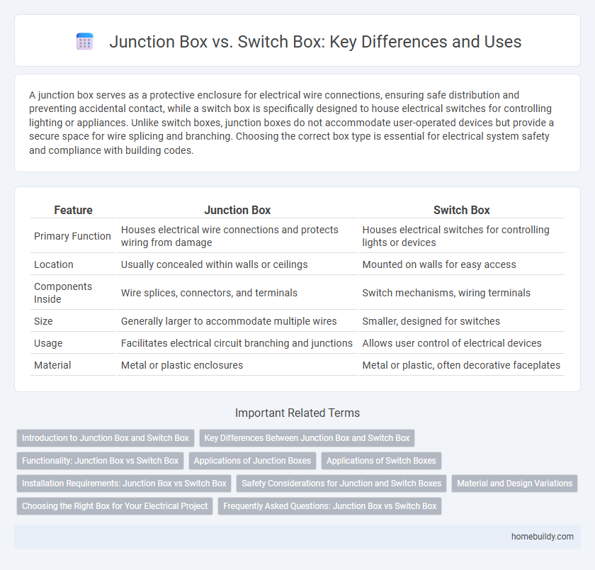 Junction Box vs. Switch Box: Key Differences and Uses