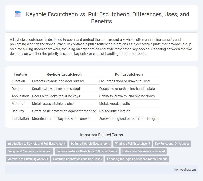 Keyhole Escutcheon vs. Pull Escutcheon: Differences, Uses, and Benefits