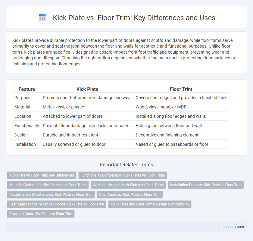 Kick Plate vs. Floor Trim: Key Differences and Uses