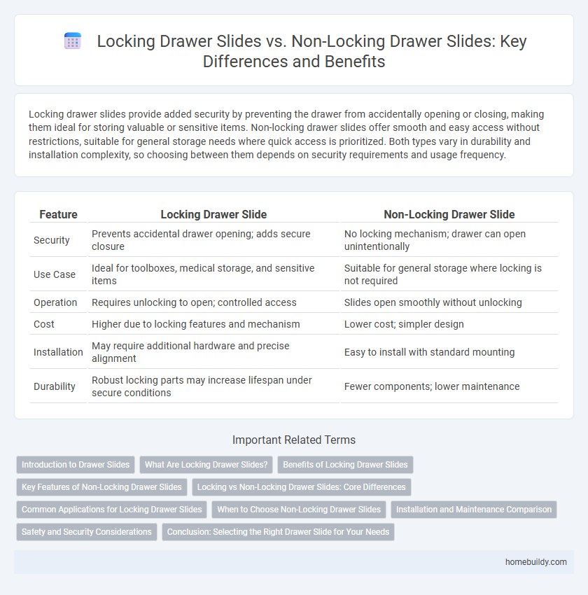 Locking Drawer Slides vs. Non-Locking Drawer Slides: Key Differences and Benefits