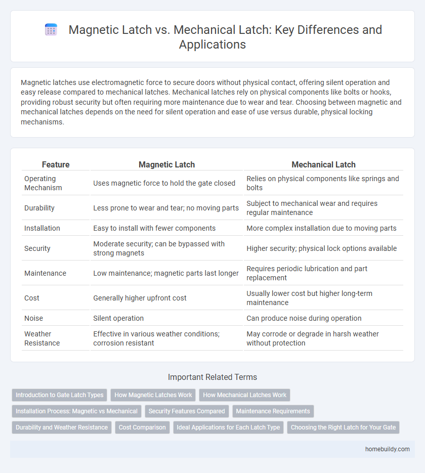 Magnetic Latch vs. Mechanical Latch: Key Differences and Applications