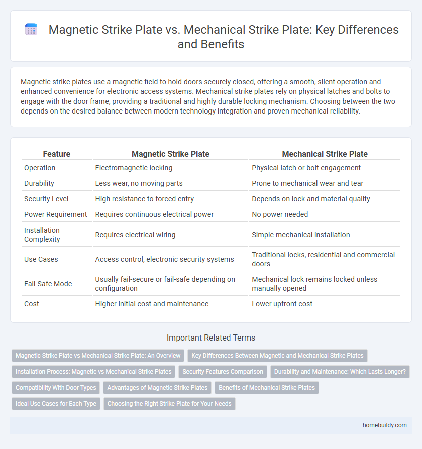 Magnetic Strike Plate vs. Mechanical Strike Plate: Key Differences and Benefits