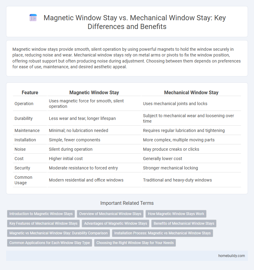 Magnetic Window Stay vs. Mechanical Window Stay: Key Differences and Benefits