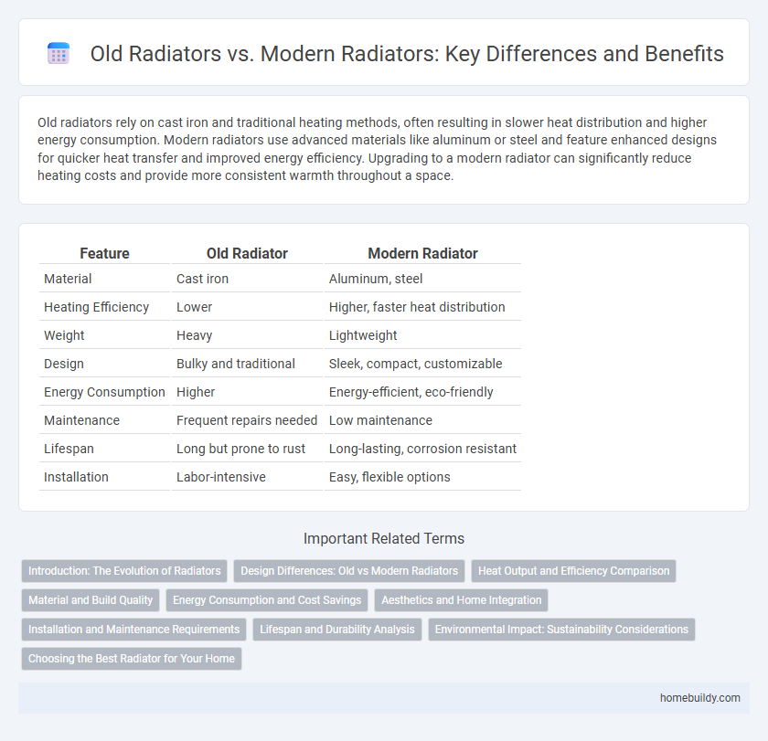 Old Radiators vs. Modern Radiators: Key Differences and Benefits