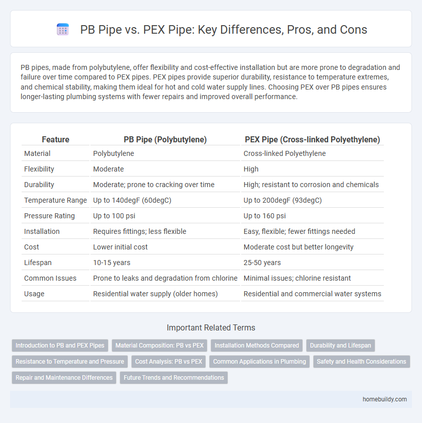 PB Pipe vs. PEX Pipe: Key Differences, Pros, and Cons