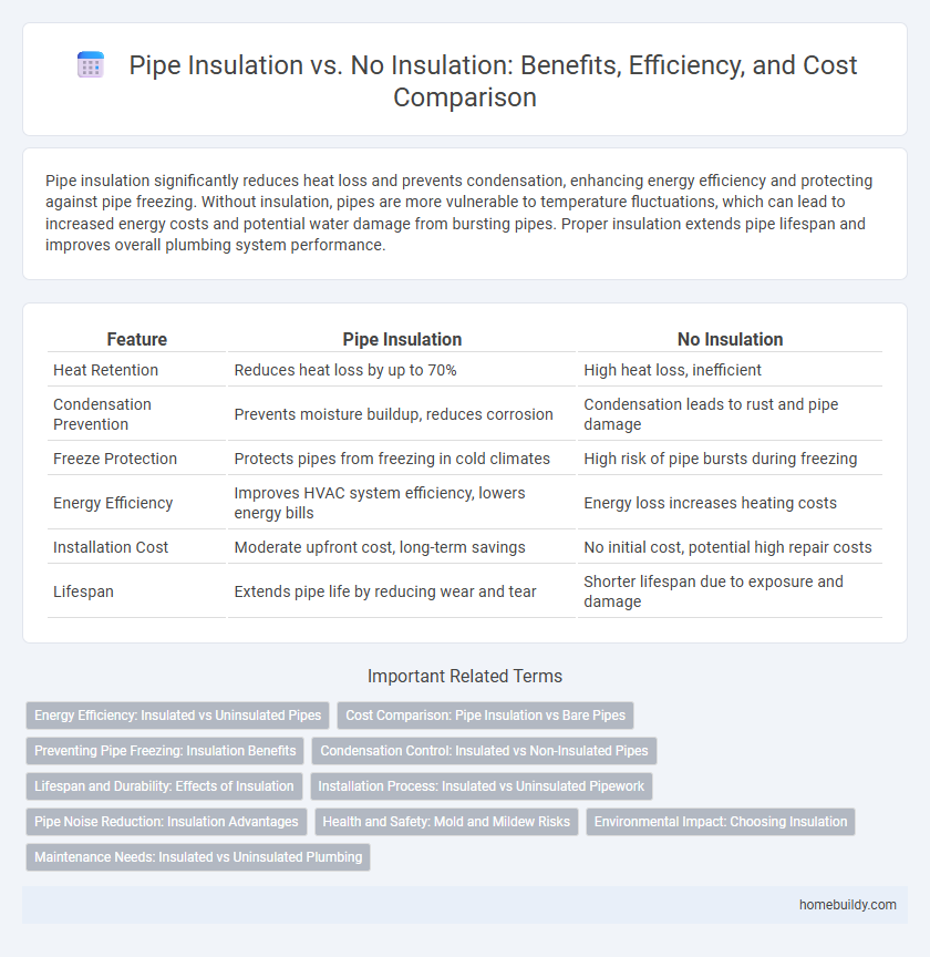 Pipe Insulation vs. No Insulation: Benefits, Efficiency, and Cost Comparison