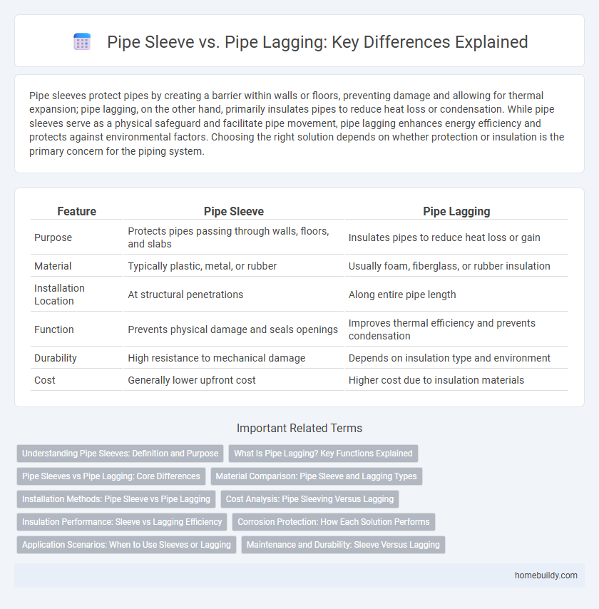Pipe Sleeve vs. Pipe Lagging: Key Differences Explained