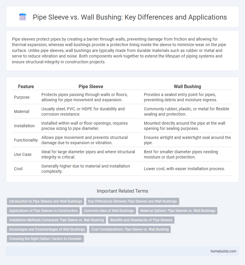 Pipe Sleeve vs. Wall Bushing: Key Differences and Applications