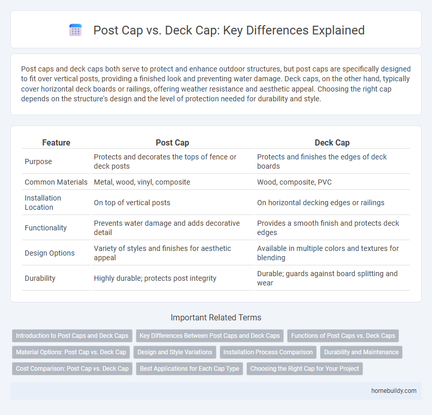 Post Cap vs. Deck Cap: Key Differences Explained