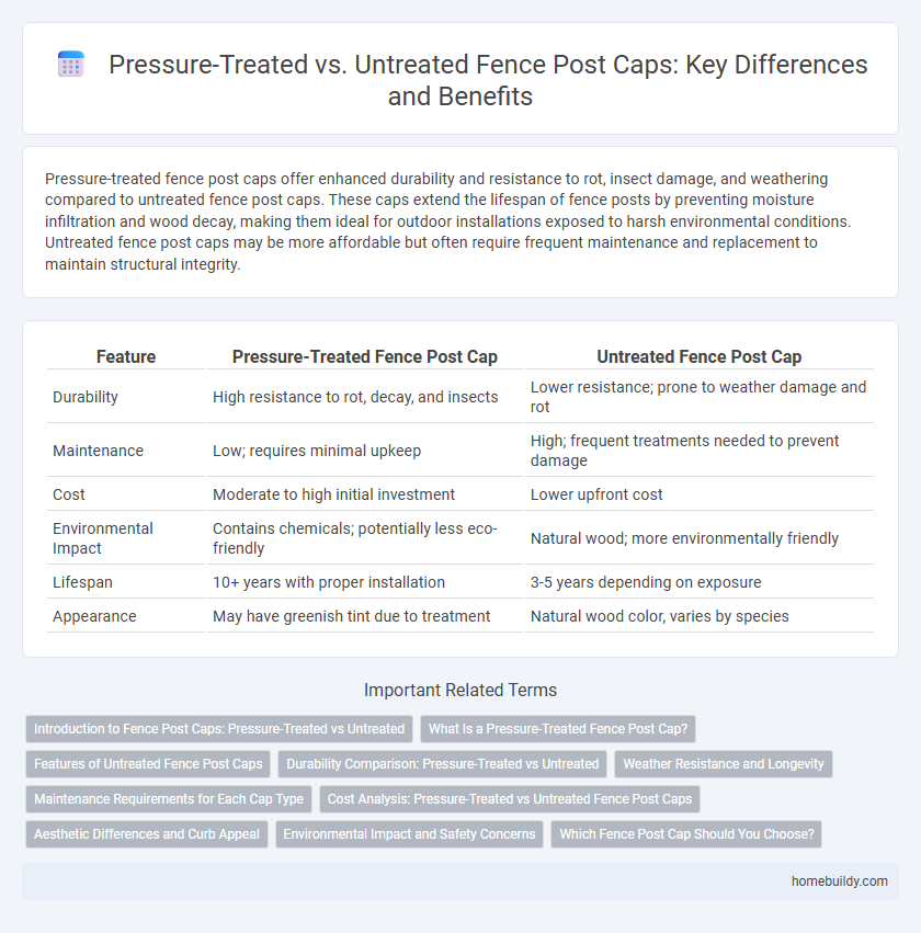 Pressure-Treated vs. Untreated Fence Post Caps: Key Differences and Benefits