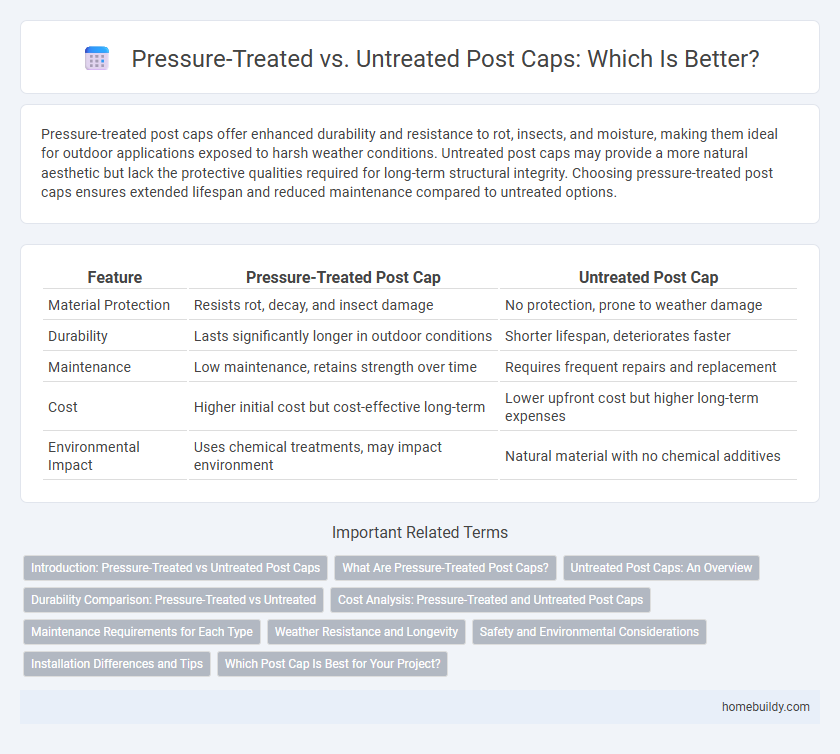 Pressure-Treated vs. Untreated Post Caps: Which Is Better?